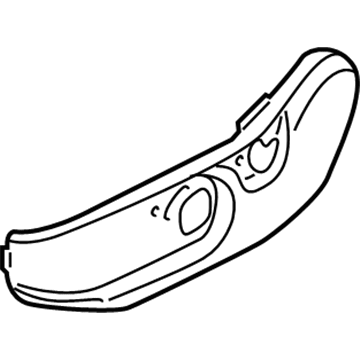 88191-G2010-T9Y Hyundai Shield Cover-Front Seat Outer,LH Illustration 1 of 1