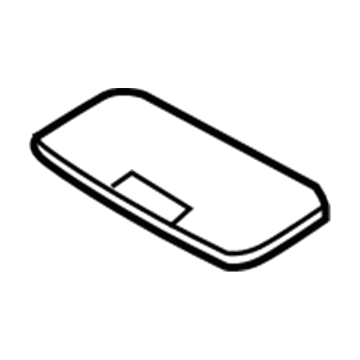 92811-1E000 Hyundai Room Lamp Lens Illustration 1 of 1