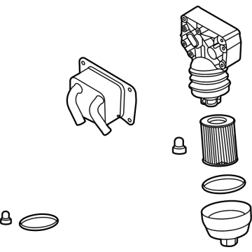 Hyundai 263A0-2J601 Filter Module Assembly-Oil 263A0-2J601 Hyundai Filter Module Assembly-Oil Illustration 1 of 1