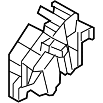 97135-0W000 Hyundai Case-Heater & Evaporator Right Hand Illustration 1 of 1