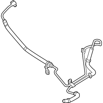 Hyundai Genesis Coupe Power Steering Hose - 57510-2M300