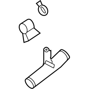 28287-2CTA1 Hyundai Pipe-INTERCOOLER Outlet Illustration 1 of 1