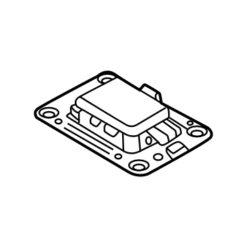 95740-P6000 Hyundai SENSOR ASSY-RR OCCUPANT ALERT Illustration 1 of 1
