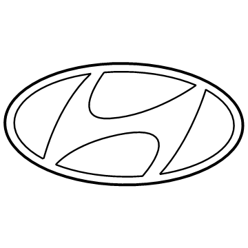 Hyundai 86305-P6000 SYMBOL MARK-HYUNDAI,FRONT 86305-P6000 Hyundai SYMBOL MARK-HYUNDAI,FRONT Illustration 1 of 1
