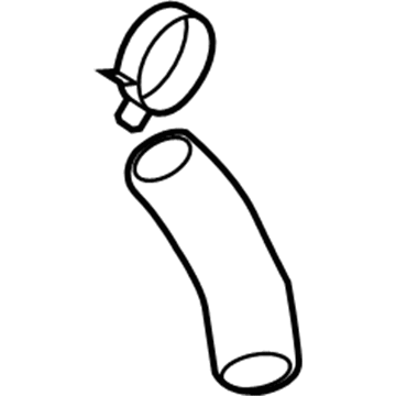28288-03010 Hyundai Hose-INTERCOOLER Outlet (B) Illustration 1 of 1