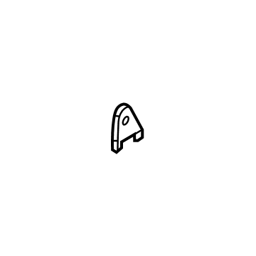 Hyundai 89296-N9500-NNB COVER-RR CUSH INR HINGE,RH 89296-N9500-NNB Hyundai COVER-RR CUSH INR HINGE,RH Illustration 1 of 1