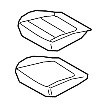 Hyundai 88260-BE000-S2N Front Cushion Covering Assembly Right Hand 88260-BE000-S2N Hyundai Front Cushion Covering Assembly Right Hand Illustration 1 of 1