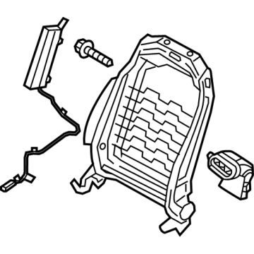 Hyundai 88410-BE010 Front Seat Back Rh Frame Assembly Right Hand 88410-BE010 Hyundai Front Seat Back Rh Frame Assembly Right Hand Illustration 1 of 1