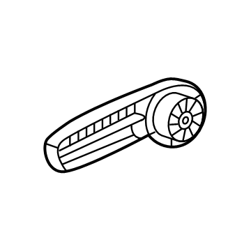 Hyundai 88295-BE000-NNB KNOB HEIGHT-FRONT SEAT,RH 88295-BE000-NNB Hyundai KNOB HEIGHT-FRONT SEAT,RH Illustration 1 of 1