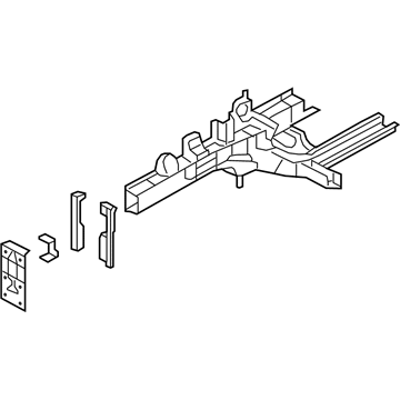 64606-2V100 Hyundai Front Side Member Assembly Right Hand Illustration 1 of 1