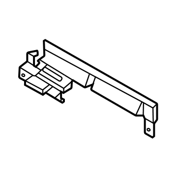 86626-PI000 Hyundai BRACKET-RR BUMPER NO.2 Illustration 1 of 1