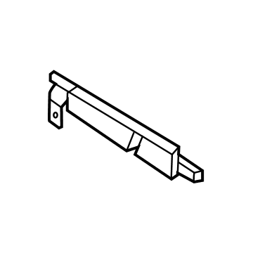 86625-PI000 Hyundai BRACKET-RR BUMPER NO.1 Illustration 1 of 1