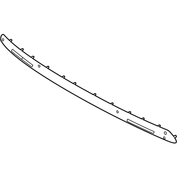 Hyundai 86699-PI020 PIECE-RR BUMPER CTR 86699-PI020 Hyundai PIECE-RR BUMPER CTR Illustration 1 of 1