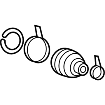 Hyundai XG300 CV Joint Boot - 49508-39800