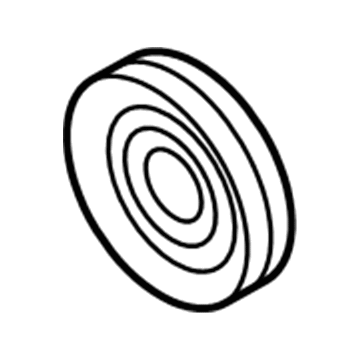 97643-1U200 Hyundai Air Conditioning Compressor Pulley Assembly Illustration 1 of 1