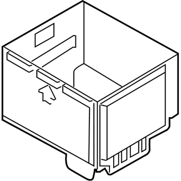 Hyundai 37112-A7100 Battery Insulation Pad 37112-A7100 Hyundai Battery Insulation Pad Illustration 1 of 1