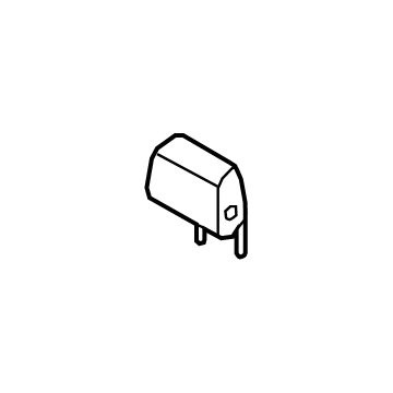 Hyundai 89705-D2FB0-NNQ Rear Seat Center Headrest Assembly 89705-D2FB0-NNQ Hyundai Rear Seat Center Headrest Assembly Illustration 1 of 1