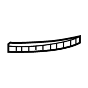 86555-C1700 Hyundai Bracket-Front Bumper Side Support,LH Illustration 1 of 1