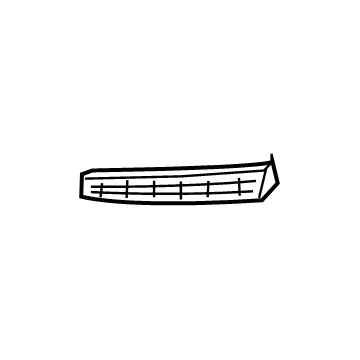 86556-D3500 Hyundai Bracket-FR Bumper Side SUPT,RH Illustration 1 of 1