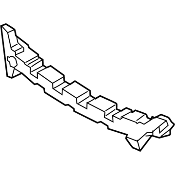 86520-D3510 Hyundai Front Bumper Absorber Illustration 1 of 1