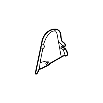 Hyundai 89AA2-R6010-NNB SHLD COVER-3RD BACK,RH 89AA2-R6010-NNB Hyundai SHLD COVER-3RD BACK,RH Illustration 1 of 1
