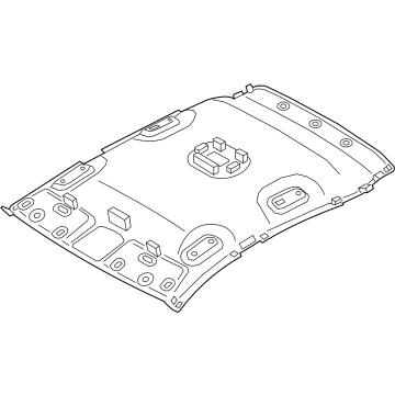 Hyundai 85310-BE500-YPK Headlining Assembly 85310-BE500-YPK Hyundai Headlining Assembly Illustration 1 of 1