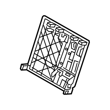 Hyundai 89410-AA220-NNB Frame Assembly-RR Seat Back,RH 89410-AA220-NNB Hyundai Frame Assembly-RR Seat Back,RH Illustration 1 of 1