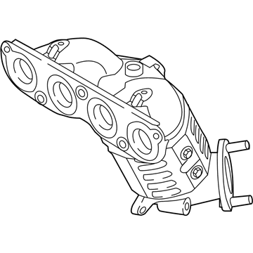 2019 Hyundai Sonata Hybrid Catalytic Converter - 28510-2EAF0