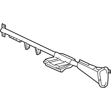 Hyundai 84410-3C500 Crossmember Assembly-Cowl 84410-3C500 Hyundai Crossmember Assembly-Cowl Illustration 1 of 1