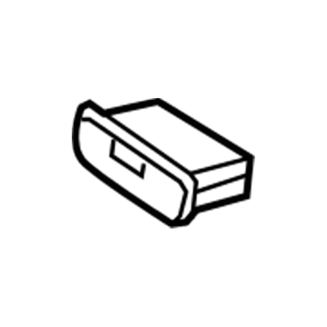 Hyundai 84742-3K000-CH Lower Crash Pad Center Facia Tray 84742-3K000-CH Hyundai Lower Crash Pad Center Facia Tray Illustration 1 of 1