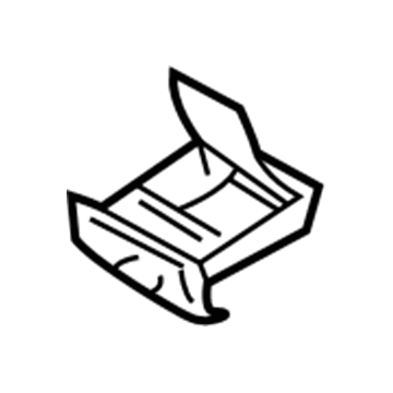 Hyundai 84550-26000-SF Ashtray Assembly 84550-26000-SF Hyundai Ashtray Assembly Illustration 1 of 1