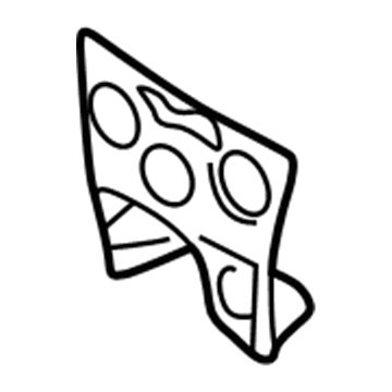 Hyundai 84781-26000-SF Lower Crash Pad Center Facia Panel 84781-26000-SF Hyundai Lower Crash Pad Center Facia Panel Illustration 1 of 1