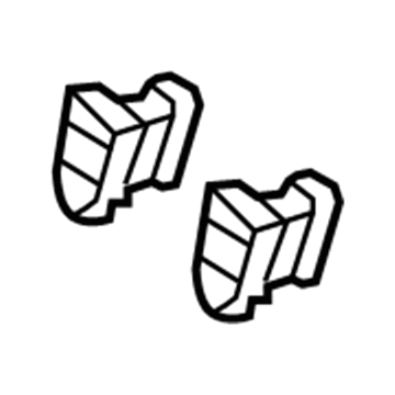 97420-1E000 Hyundai Center Air Ventilator Duct Assembly Right Hand Illustration 1 of 1