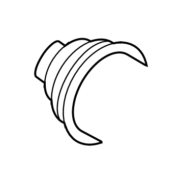 Hyundai 495L4-P2000 Wheel Side Boot Kit Left Hand 495L4-P2000 Hyundai Wheel Side Boot Kit Left Hand Illustration 1 of 1