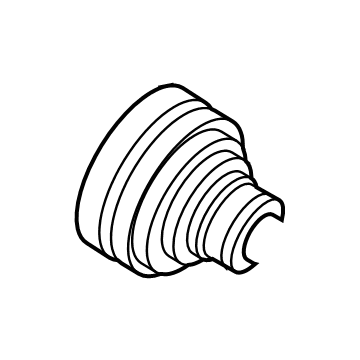 495L5-P2000 Hyundai Diff Side Boot Kit Left Hand Illustration 1 of 1