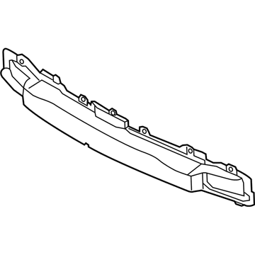 86631-3X800 Genuine Hyundai Rear Bumper Rail