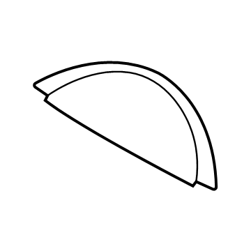 873A0-N9000 Hyundai GARNISH Assembly-RR Illustration 1 of 1