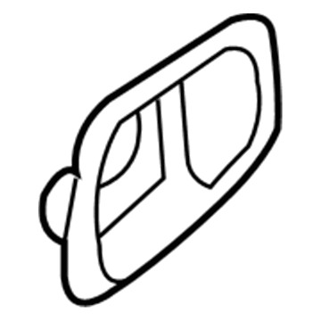 82611-4D000-VA Hyundai Front Door Inside Handle Housing Illustration 1 of 1