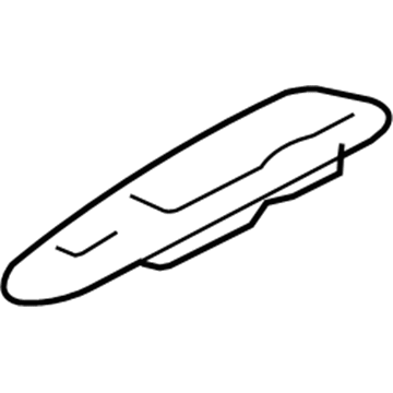 83710-1E000-WK Hyundai Handle-Rear Door Grip,LH Illustration 1 of 1