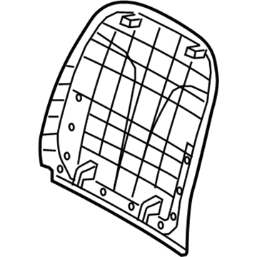 Hyundai 88390-C1CK0-TRY BOARD ASSY-FR BACK(PASSENGER) 88390-C1CK0-TRY Hyundai BOARD ASSY-FR BACK(PASSENGER) Illustration 1 of 1