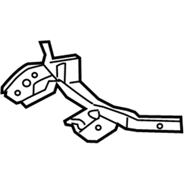 65851-2S700 Hyundai Member Assembly-Rear Floor Center Cross Comp Illustration 1 of 1