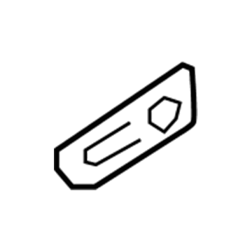 82663-G2000 Hyundai Pad-Door Outside Handle,RH Illustration 1 of 1