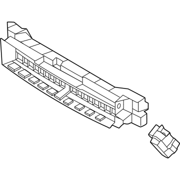 86960-BF000 Hyundai FLAP & DUCT ASSY-ACTIVE AIR Illustration 1 of 1