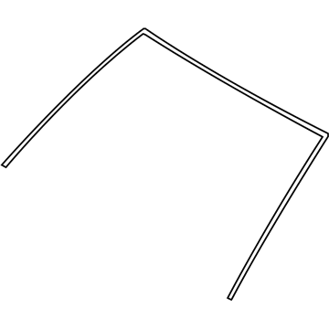 86130-J0000 Hyundai Windshield Glass Moulding Illustration 1 of 1