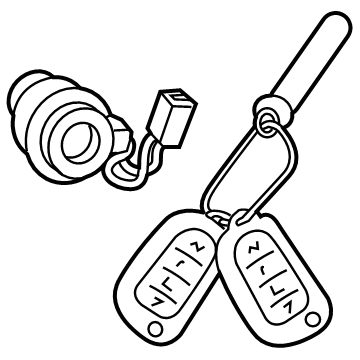 81900-G2E00 Hyundai Steering Lock Key Sub Set Illustration 1 of 1