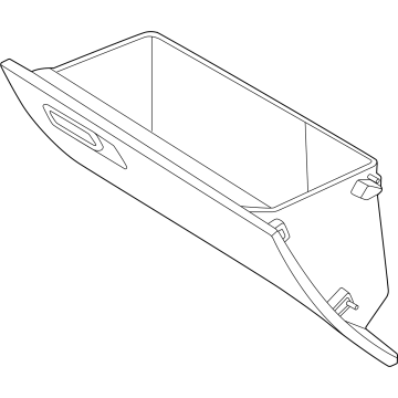 Hyundai 84510-N9AB0-MMH Glove Box Assembly 84510-N9AB0-MMH Hyundai Glove Box Assembly Illustration 1 of 1