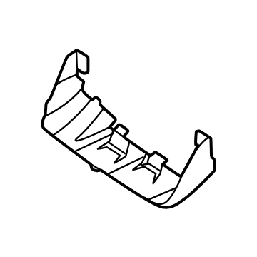 84745-CW500-NNB Hyundai PANEL ASSY-CENTER FACIA,LWR Illustration 1 of 1