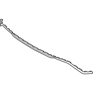 Hyundai 865H1-PI000 GARNISH-FR BUMPER,CTR 865H1-PI000 Hyundai GARNISH-FR BUMPER,CTR Illustration 1 of 1