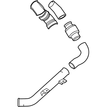 Hyundai 28250-2B721 Hose&Pipe Assembly-INTERCOOLER Inlet 28250-2B721 Hyundai Hose&Pipe Assembly-INTERCOOLER Inlet Illustration 1 of 1