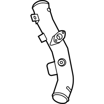 28262-2B780 Hyundai Pipe-Water Outlet Illustration 1 of 1